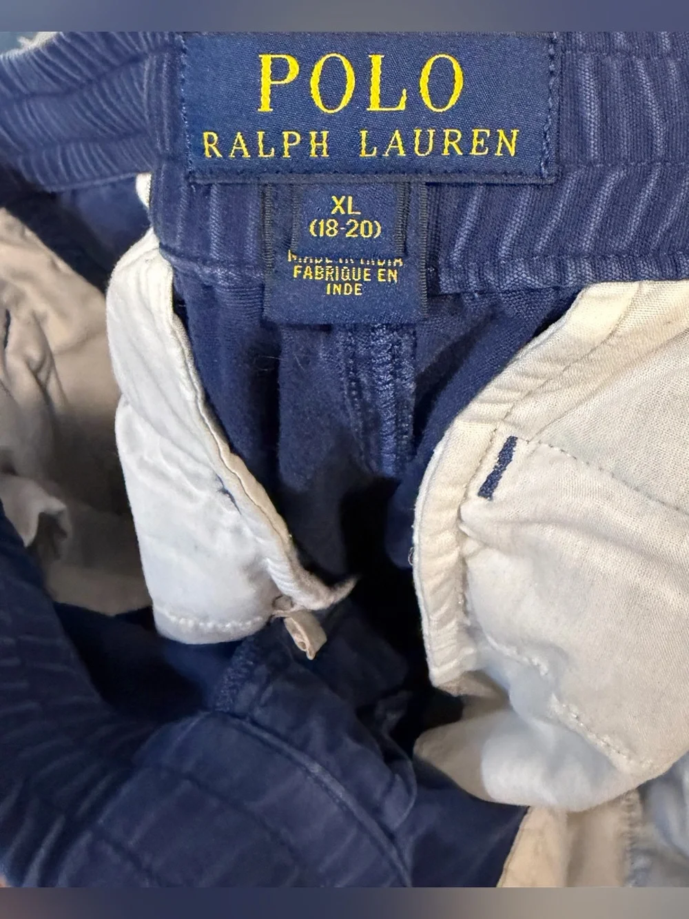 Polo Ralph Lauren size XL (18-20) youth navy pants